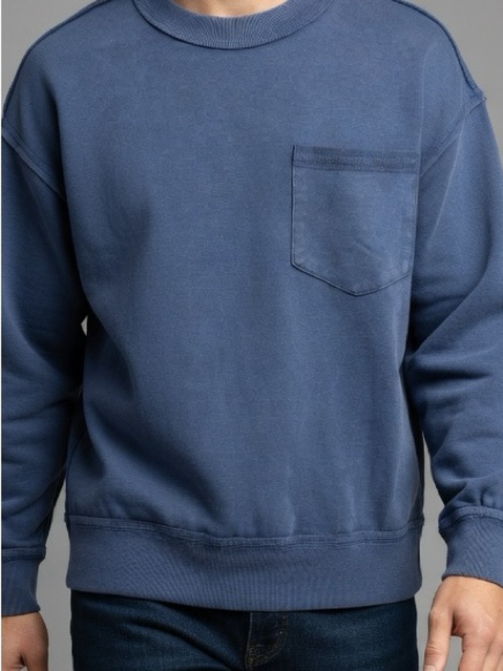 RAE MODE MINERAL WASHED PULLOVER SWEATSHIRT